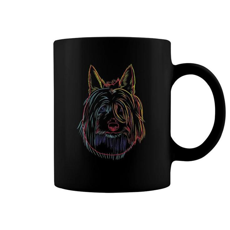 Colorful Dog Australian Silky Terrier Coffee Mug