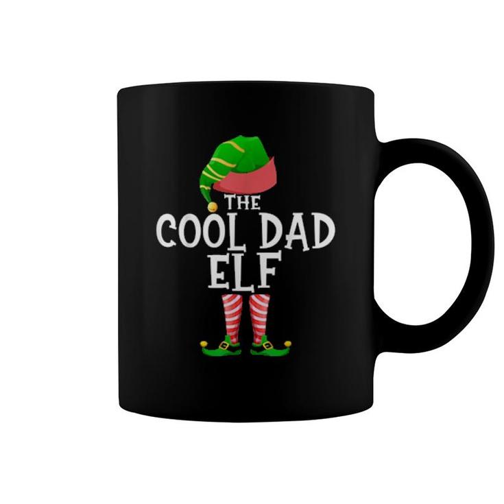 Cool Dad Elf Matching Family Group Christmas Party Pajama  Coffee Mug