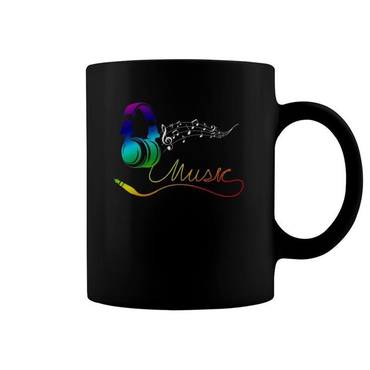 Cool Plug Your Earphone Musical Music Life Musician Gift Coffee Mug