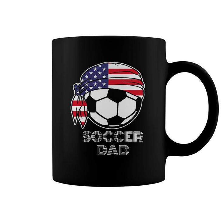 Cool Soccer Dad Jersey Parents Of American Soccer Players Coffee Mug