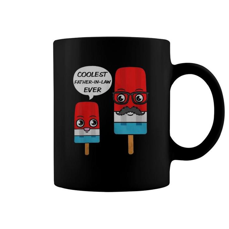 Coolest Father-In-Law Ever Father's Day Popsicle Ice Cream Coffee Mug