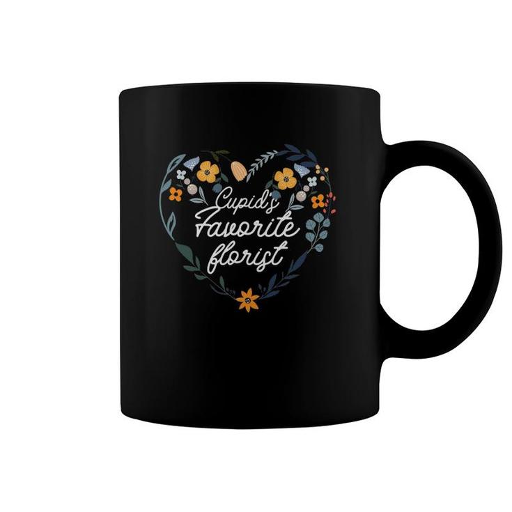 Cupid's Favorite Florist Flower Shop Botanical Gardener Coffee Mug