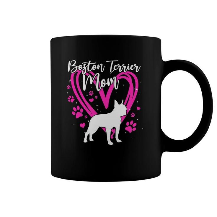 Cute Boston Terrier Mom For Mother's Day Gift Coffee Mug