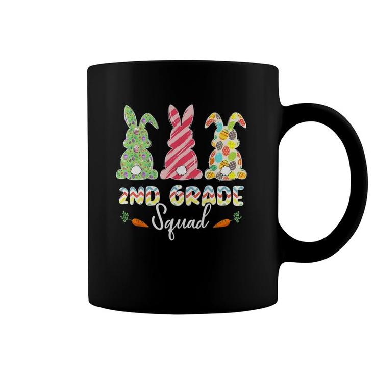 Cute Bunnies 2Nd Grade Teacher Squad Easter Day Tie Dye Coffee Mug