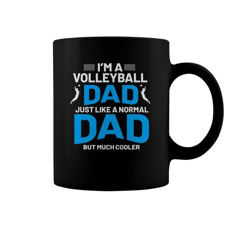Cute Funny Volleyball Gift For Dads And Men Coffee Mug