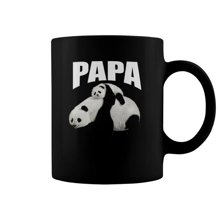 Cute Graphic Design Panda Papa Bear Dad Coffee Mug
