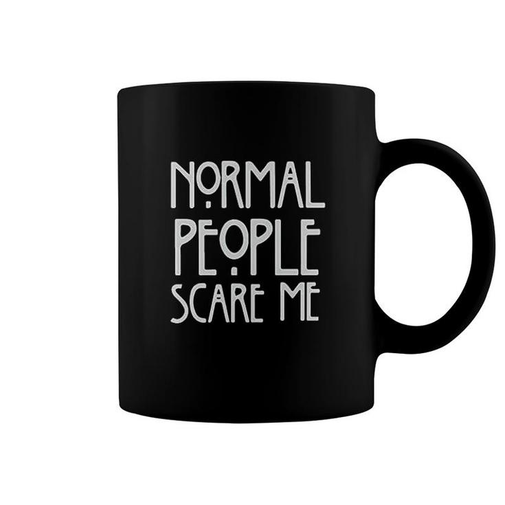 Cute Graphic Normal People Scare Coffee Mug