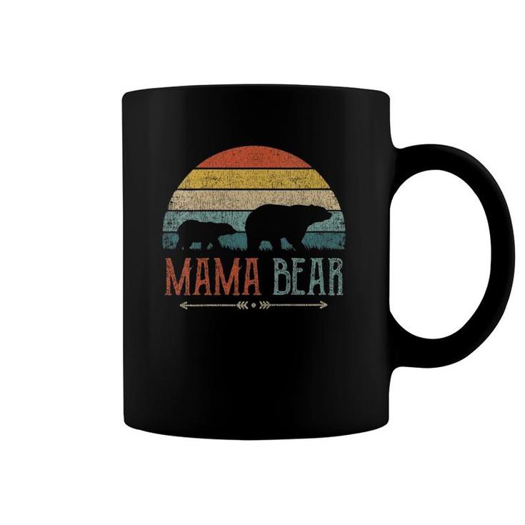 Cute Mama Bear  Vintage Mother's Day Retro Mom Coffee Mug