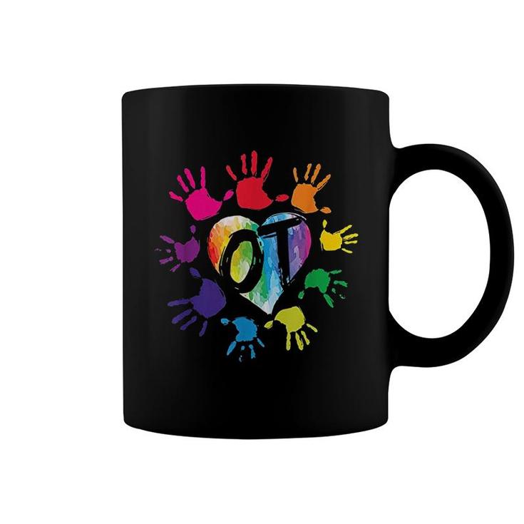 Cute Ot Hands Occupational Therapy Gift Coffee Mug