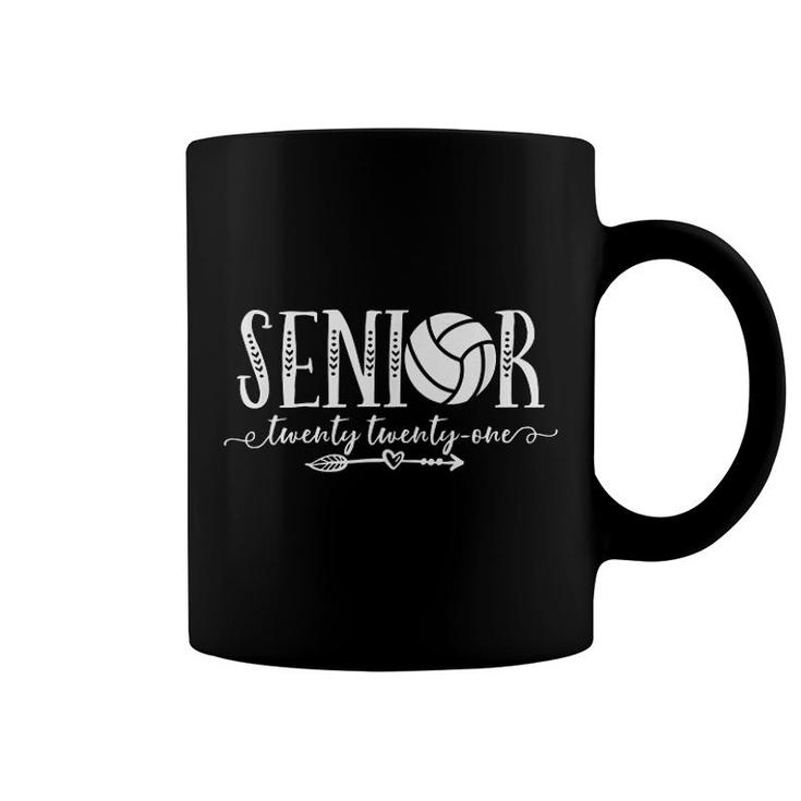 Cute Senior 2021 Volleyball Team Coffee Mug