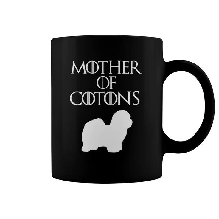 Cute Unique White Mother Of Coton De Tulear E010622 Ver2 Coffee Mug