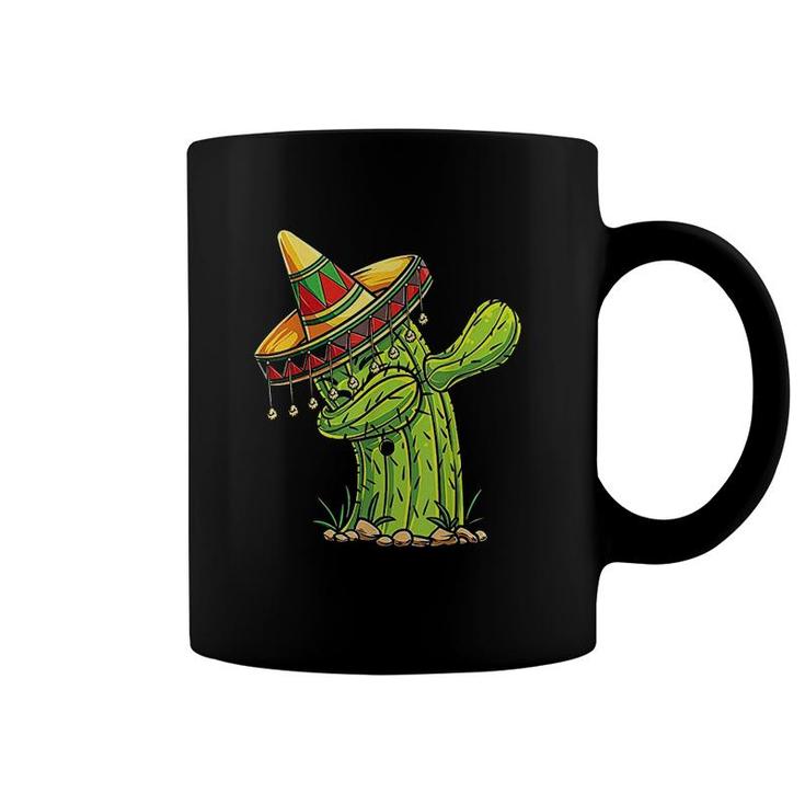Dabbing Cactus Cinco De Mayo Funny Mexican Coffee Mug