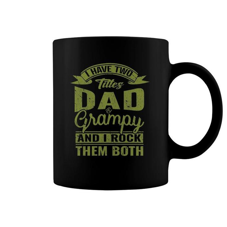 Dad And Grampy Father's Day Grandpa Gift For Men Coffee Mug