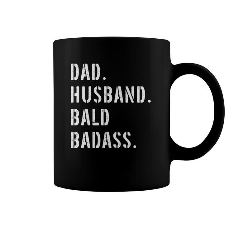Dad Bald Guy Gifts From Daughter Son Wife Coffee Mug