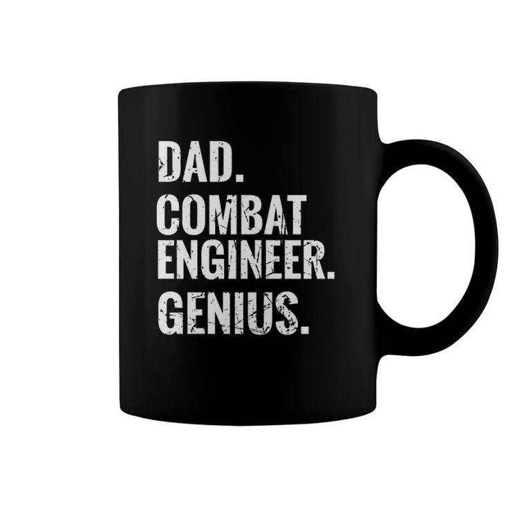 Dad Combat Engineer Genius Funny Combat Engineering  Coffee Mug