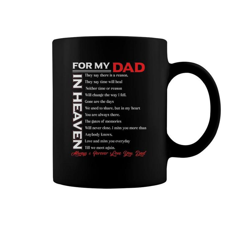 Dad My Angels In Memory Of Parents In Heaven Coffee Mug