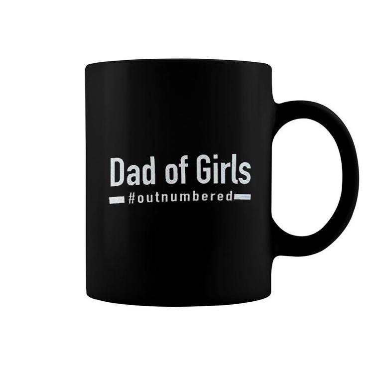 Dad Of Girls Out Numbered Coffee Mug