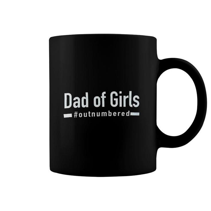 Dad Of Girls Outnumbered Coffee Mug