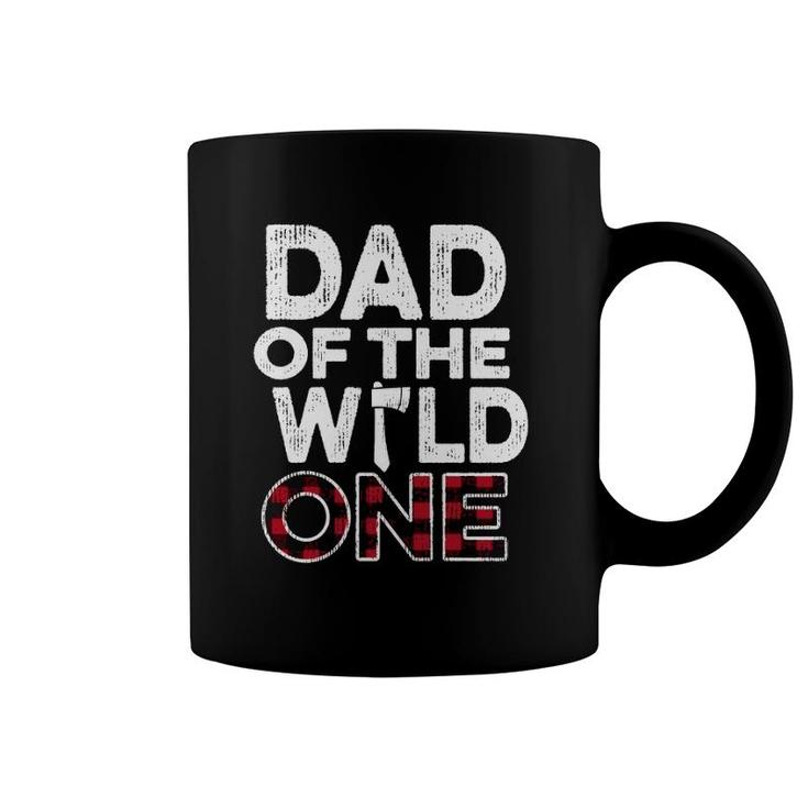 Dad Of The Wild One Lumberjack First Birthday Baby Shower Coffee Mug