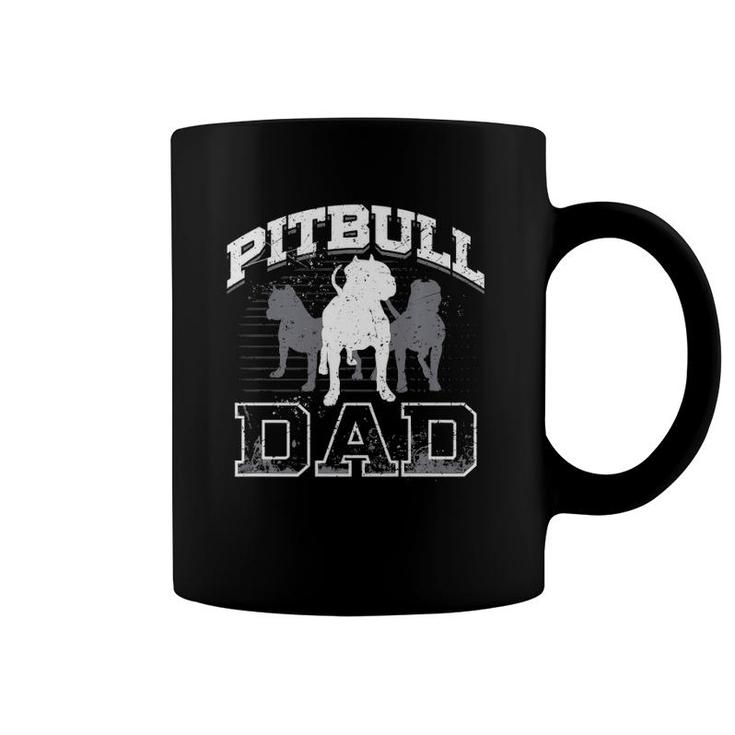 Dad Pitbull Lover Dog Owner Father Day Gift  Coffee Mug