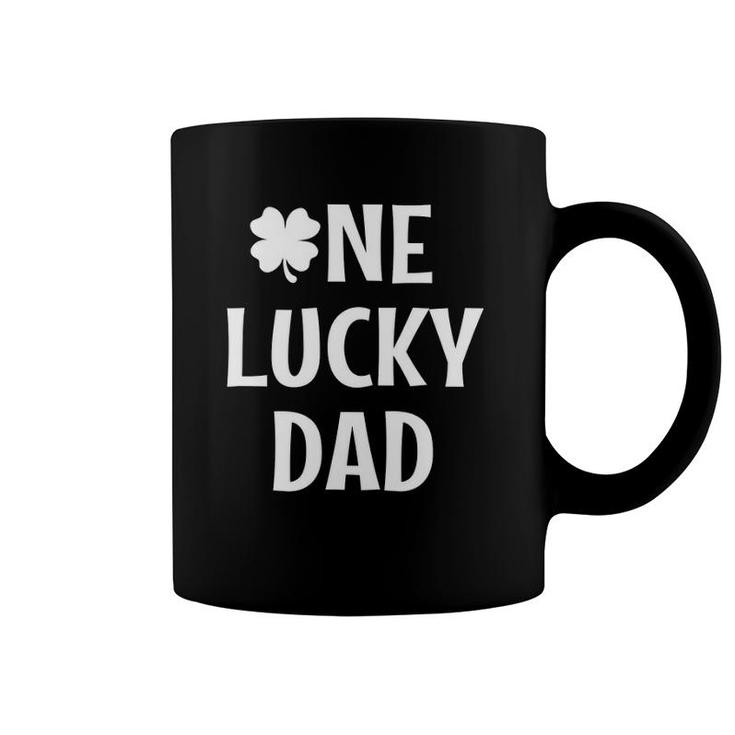 Dad Pregnancy Announcement St Patricks Day Coffee Mug