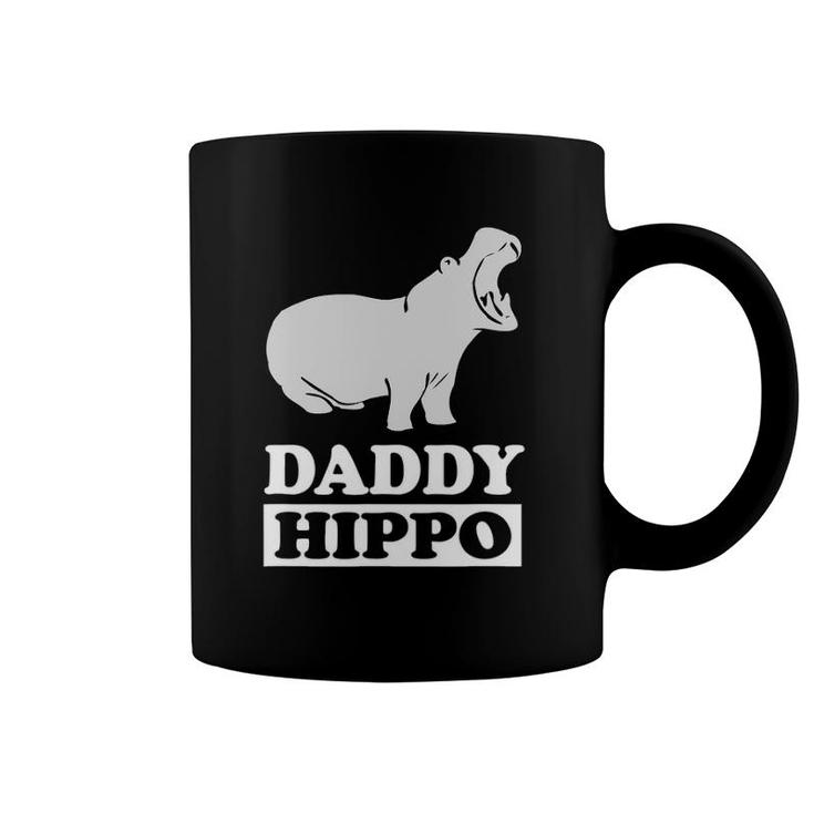 Daddy Hippo Animal Dad Funny Father Coffee Mug