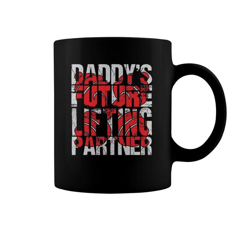 Daddy's Future Lifting Partner Fitness Workout Gift Coffee Mug