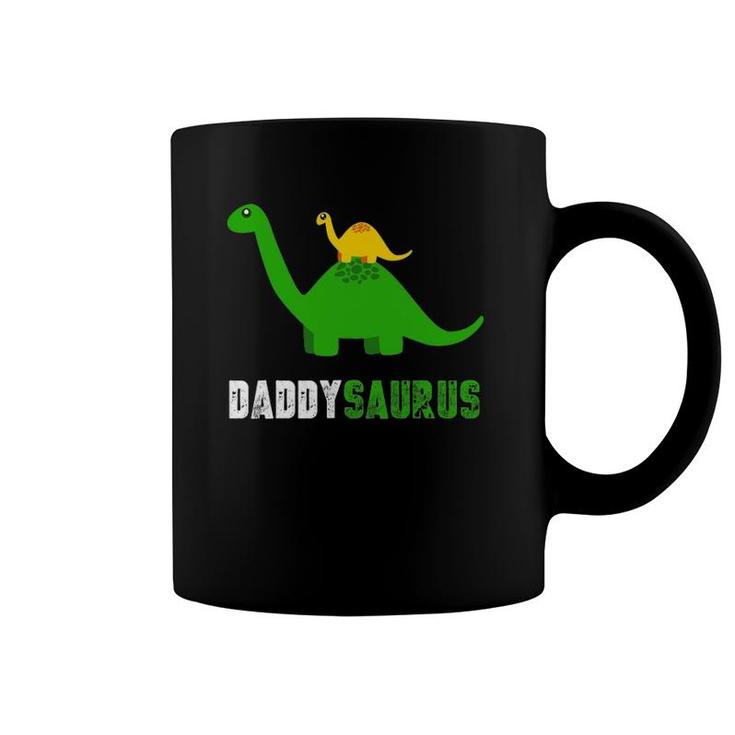 Daddysaurus  Funny Father Dinosaur Gift For Dad Coffee Mug