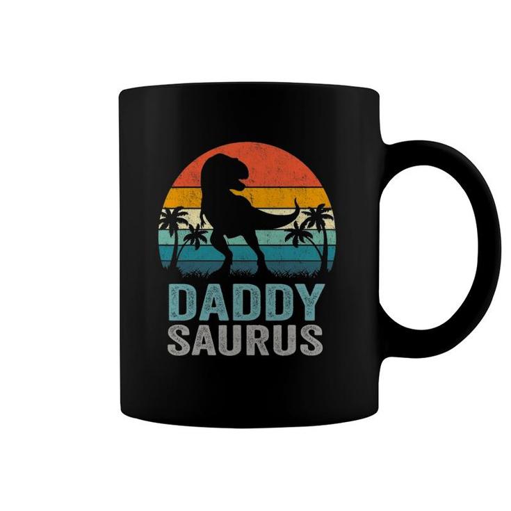 Daddysaurus Funny Father's Day Rex Daddy Saurus Men Coffee Mug
