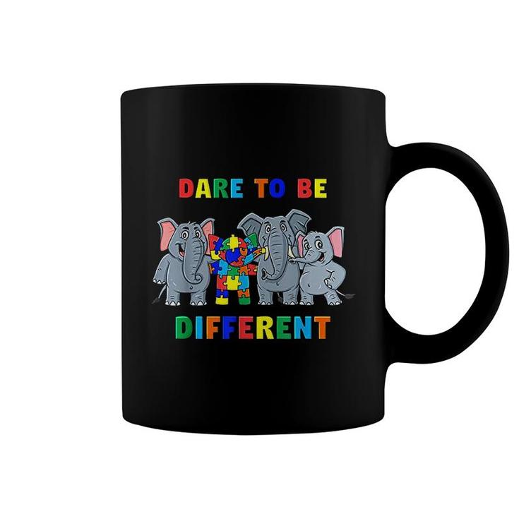 Dare To Be Different Elephants Coffee Mug