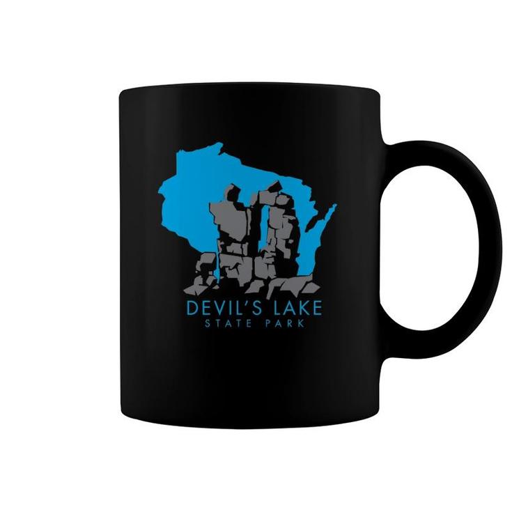 Devil's Lake State Park Wisconsin Rock Climbing  Coffee Mug