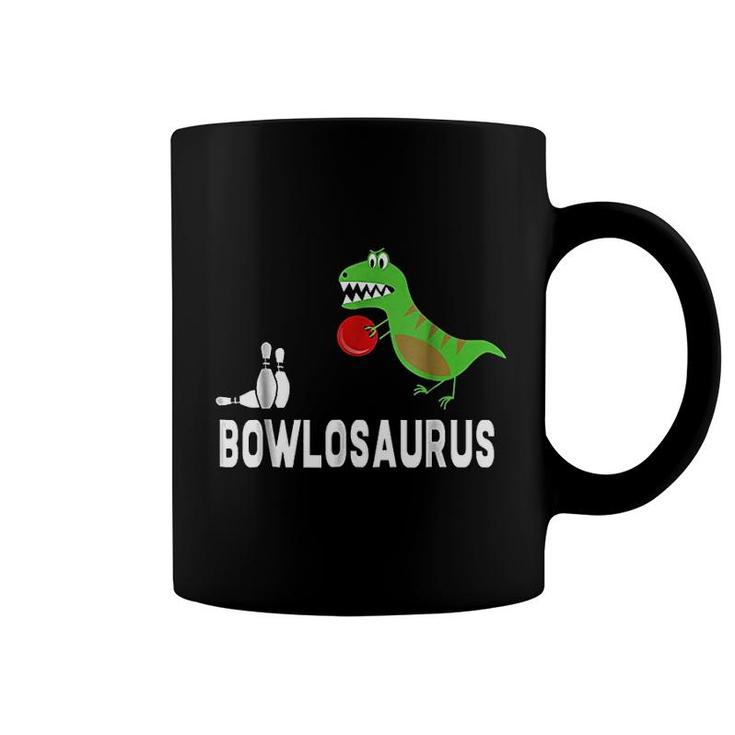 Dinosaur Bowler Coffee Mug