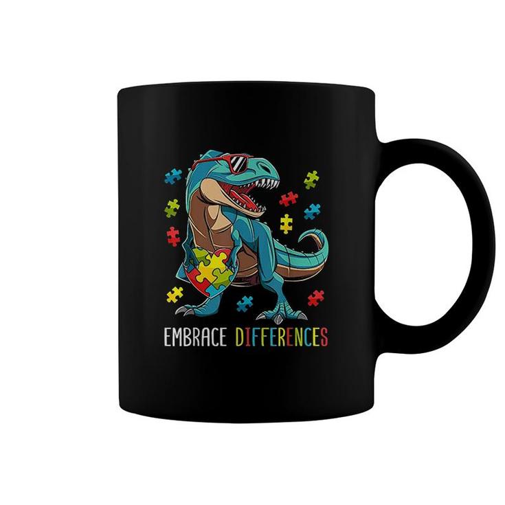 Dinosaur Puzzle Piece Autism Awareness Boys Kids Gift Coffee Mug