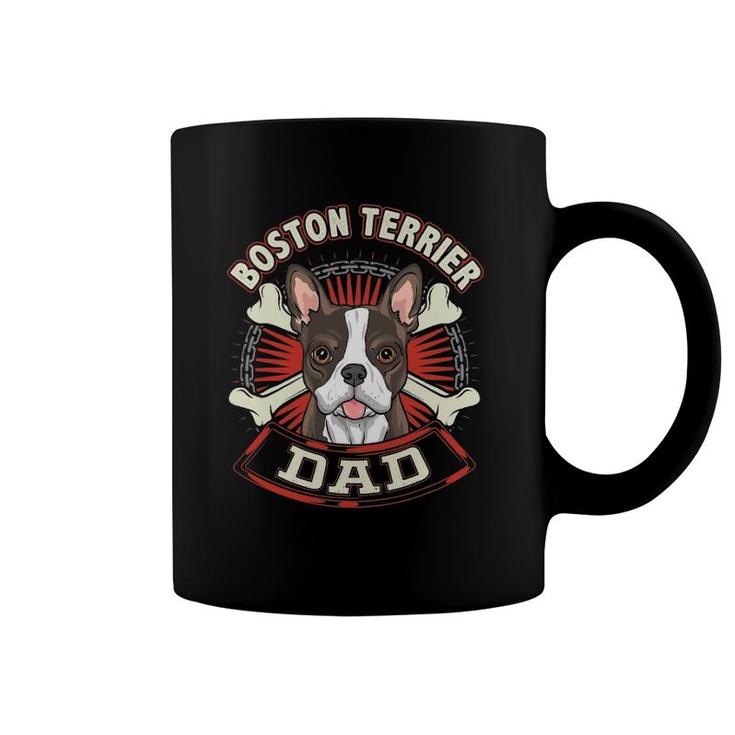 Dog Breed S For Men - Boston Terrier Dad Coffee Mug
