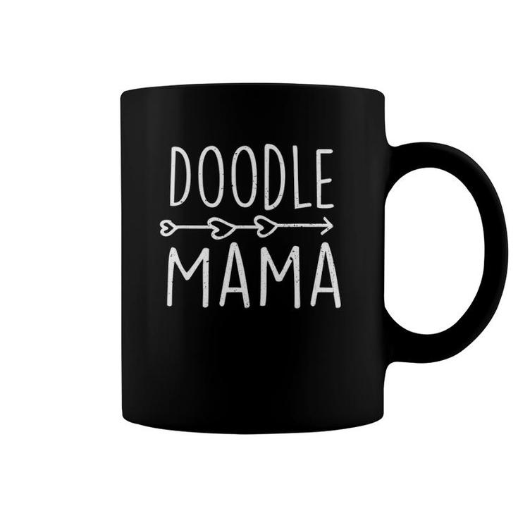 Doodle Mama Funny Golden Doodle Fur Mama Gift Coffee Mug