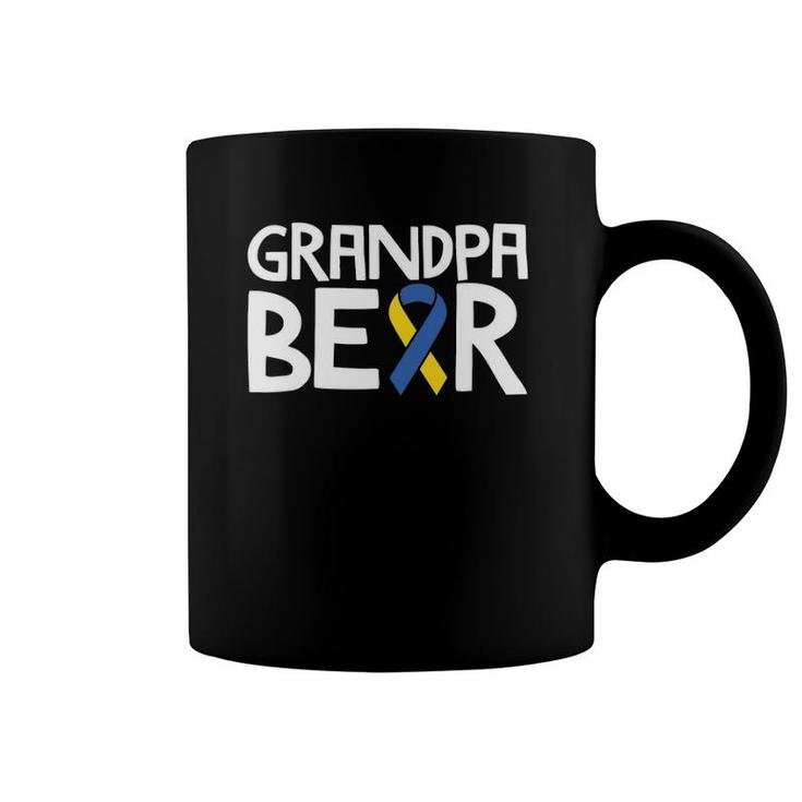 Down Syndrome Awareness S T21 Day  Grandpa Bear Coffee Mug
