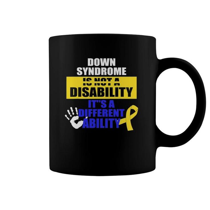 Down Syndrome Different Ability Awareness Coffee Mug