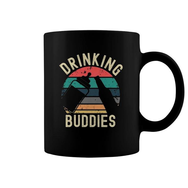 Drinking Buddies Retro Vintage Feeding Bottle Beer Bottle Cute Gift For Dad & Baby Coffee Mug