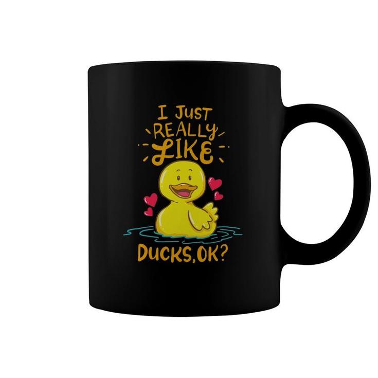 Duck Ducks Funny Duck Lover Gift Coffee Mug