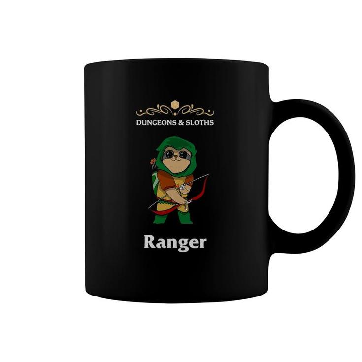 Dungeons And Sloths Rpg D20 Ranger Role Playing Fantasy Gamer Coffee Mug