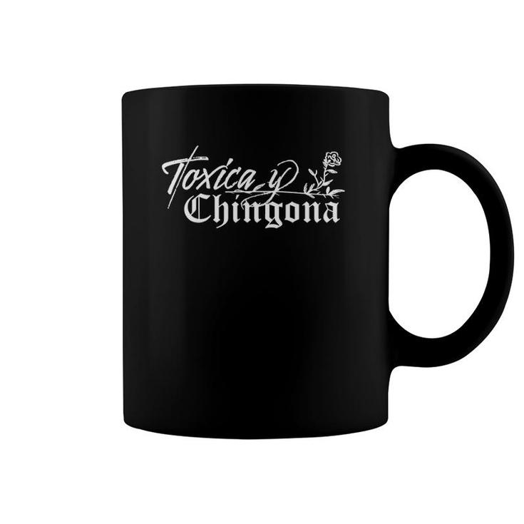 Dvc Culture Toxica Y Chingona Representation White Letters Coffee Mug