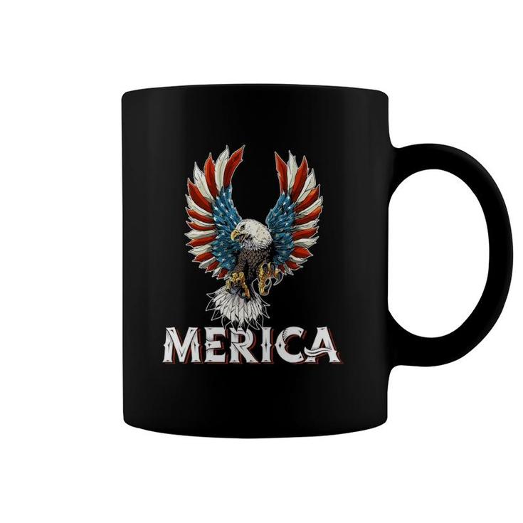 Eagle 4Th Of July Usa American Flag Men Women Kids Coffee Mug