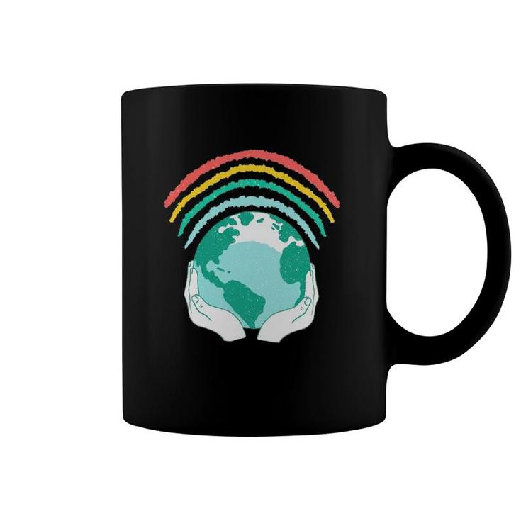 Earth Rainbow Save The Earth Coffee Mug