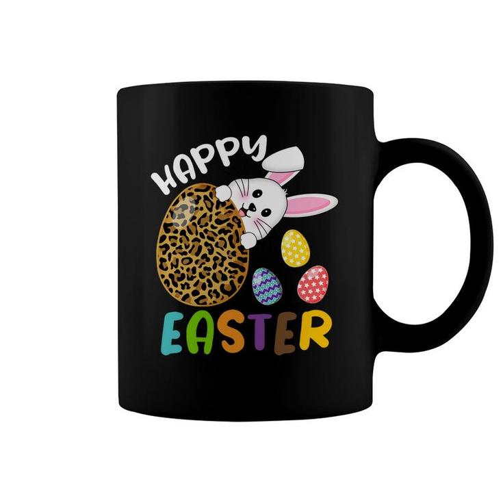 Easter Leopard Happy Easter Bunny Gift Coffee Mug