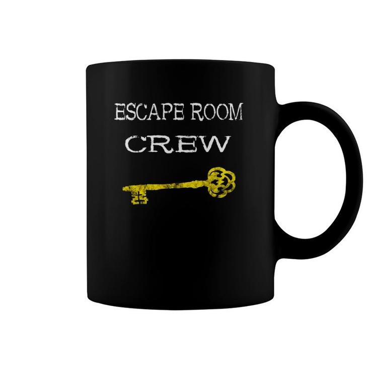 Escape Room Crew Exit Room Game Group Team Player Squad Coffee Mug