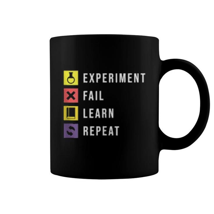 Experiment Fail Learn Repeat  Coffee Mug