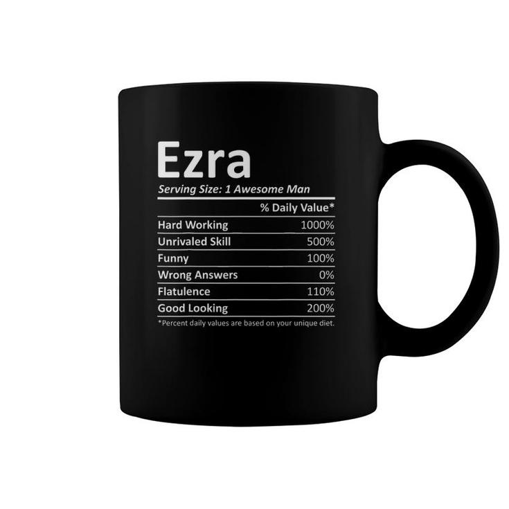 Ezra Nutrition Funny Birthday Personalized Name Gift Idea Coffee Mug
