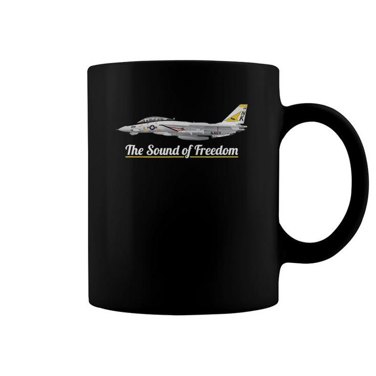 F 14 Tomcat Military Jet Noise Sound Of Freedom Art Coffee Mug