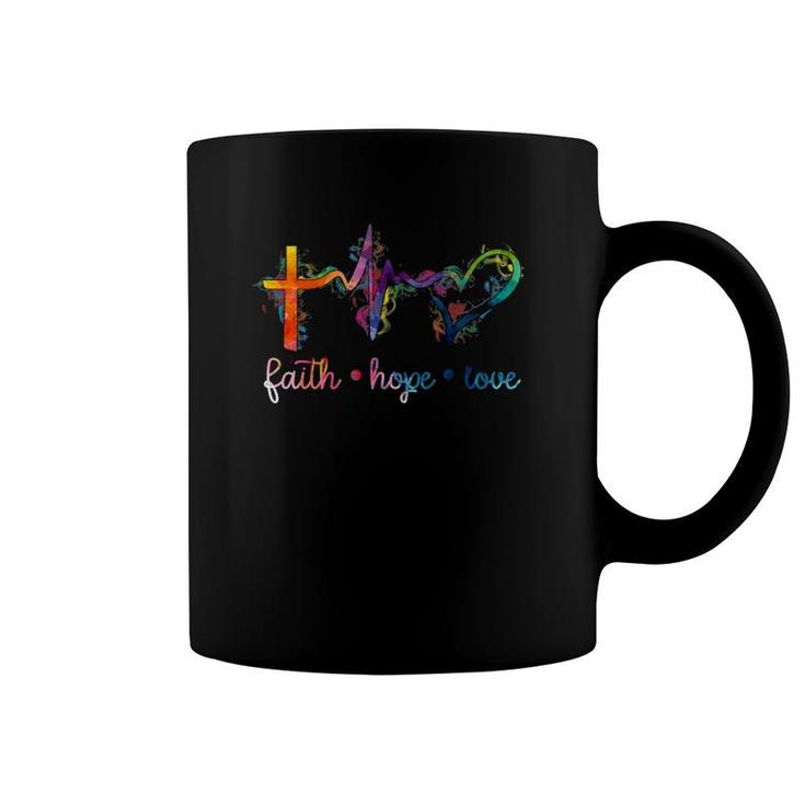 Faith Hope Love Nursing Student Medical Nurse Cool Gifts Coffee Mug