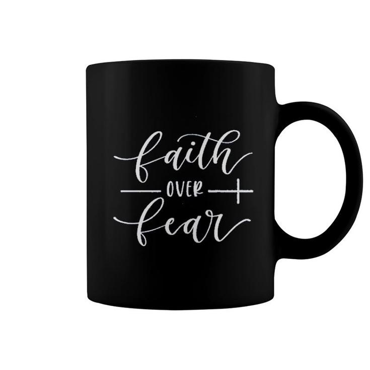 Faith Over Fear Gift Coffee Mug